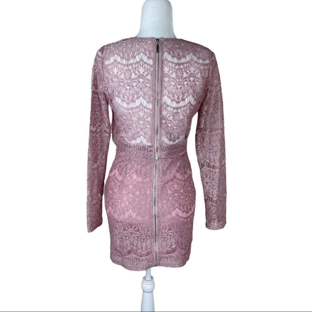 SUPER DOWN hilda pink lace barbiecore skirt set - Picture 5 of 7